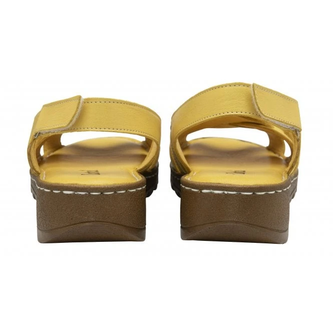 Yellow Leather Ceylan Slingback Sandals | Lotus 3 Yellow Leather Ceylan Slingback Sandals | Lotus - Image 3